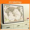 Vintage Retro Paper World Map Poster For Unique Children Gifts And Stylish Wall Decor