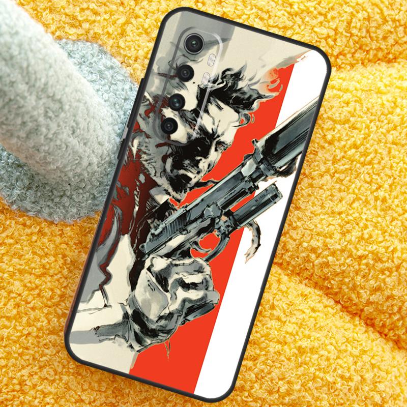 

Metal Gear Solid Case For Xiaomi 15 14 Ultra 13T 14T 15T 17 Pro Max Cover For POCO X7 F8 Pro X3 X5 X6 F5 F6 F7 POCO X7