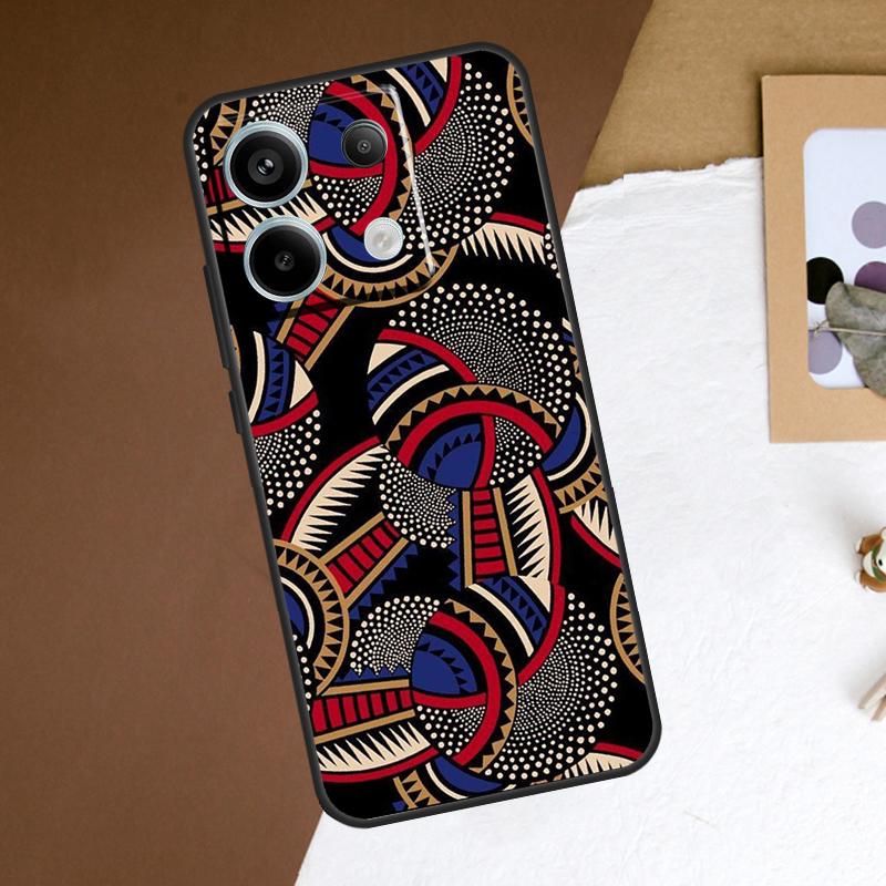 African Style Fabric Print Case For Xiaomi Redmi Note 13 Pro Plus Note 12 11 9 10 11S 10S 12S Redmi 13C 10C 12C Cover