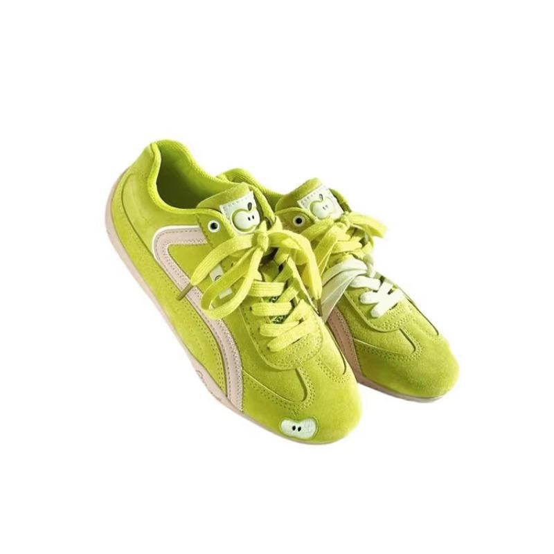 

Red women s new spring and summer versatile sports casual shoes retro racing shoes soft soles 35 зеленого яблока