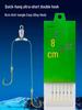 8cm Snap-on Mud Carp Double Hook with Short Leader, Special Anti-Tangle Fishing Hook