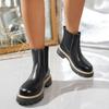New Women's Shoes with Large Heels, Round Toe and Thick Soles, Featuring A Pair