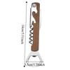 2PCS Wooden Handle Wine Bottle Opener 4 in 1 Personalize Beer Cap Openers Stainless Steel Beer Bottle Opener Wedding Party Gifts