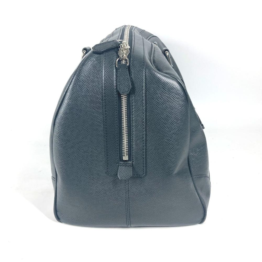 Louis Vuitton M31152 Taiga Stanislav Travel Bag Hand Bag Taiga Leather Black