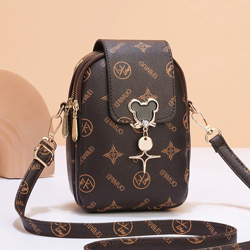 Women PU Leather Mini Shoulder Bag Small Mobile Phone Crossbody Bags Ladies Purse Handbag