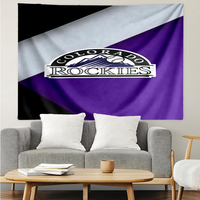 Rockies Baseball Quick-Dry Tapestry Hanging for Bedroom,Livingroom, Playroom,Decor Art Room Wall Tapestry Holiday and Birthday Gifts