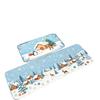 Christmas Atmosphere Long Floor Mat Set - Water Absorbent, Wear-Resistant Home Kitchen Decor