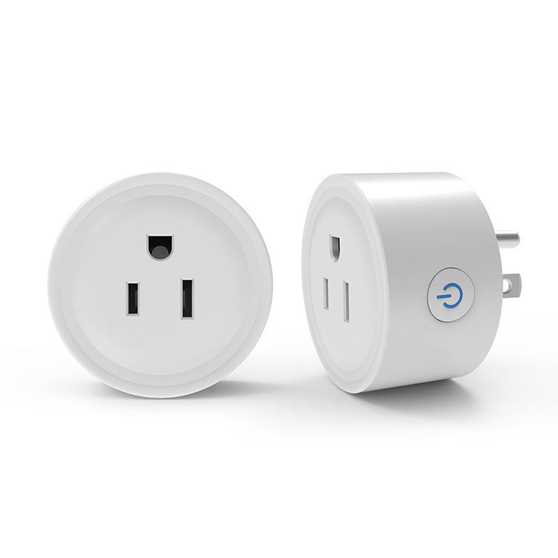 US Standard WiFi Smart Socket Timer, Tuya App Compatible with Alexa & Google