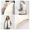 MJ STYLE Women's Winter Reversible & Stand Collar Vests