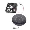 5W Chicken Coop Exhaust Ventilation Fan Monocrystalline Silicon Pet Cat Dog House Solar Fan for Farm