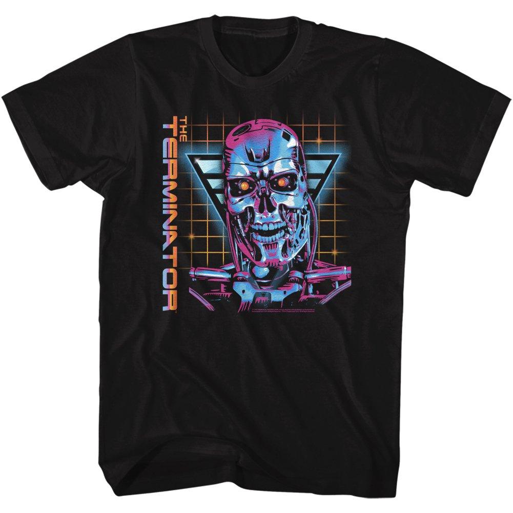 T-shirt Unisex Estiva Terminator con Stampa Retro Film d'Azione Sci-Fi Manica Corta Casual Streetwear Edizione Larga T-shirt