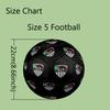 1pc West Ham United Football Club Design Soccer Ball, Standard Football Size 5 for Training Competition Outdoor Sports, Unique Present