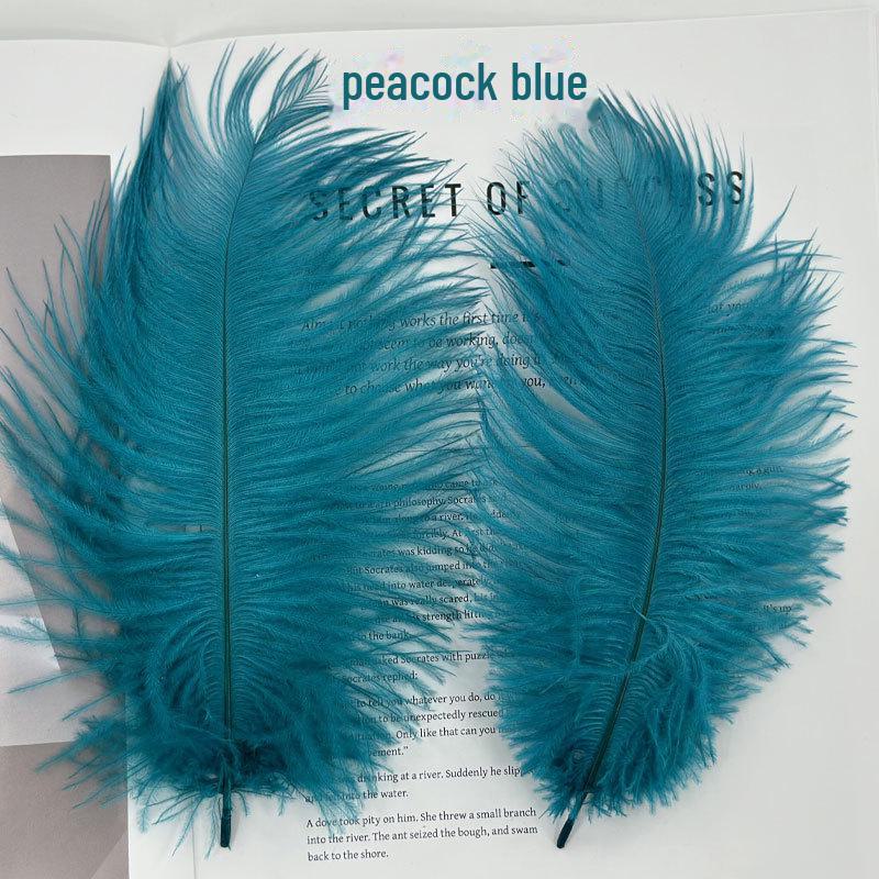 Barevné zavírače na dorty z pštrosího peří a příslušenství