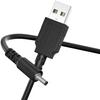 USB To DC Power Cable 3FT, USB 2.0 A Type Male To DC 5.5 Mm X 2.1 Mm DC Plug Connector,5.5mm 2.1mm 5V USB Charger Cord Power Adapter Charging Wire 1M