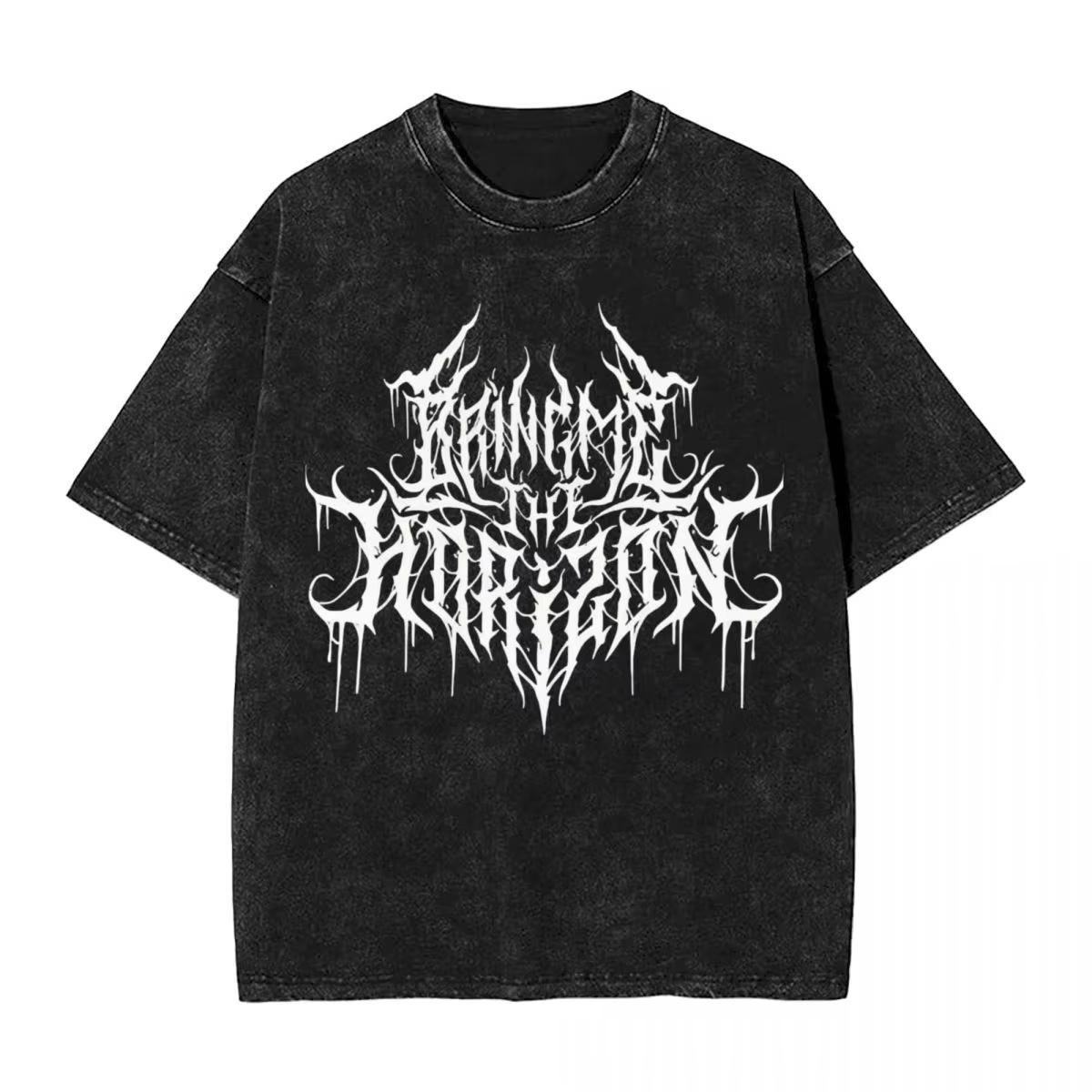2026 T Shirts Men Women Clothing BMTH Bring Me The Horizons Brutal Funny Logo T-Shirt Summer Vintage T Shirts Top Cotton Trending Graphic Short Sleeve L