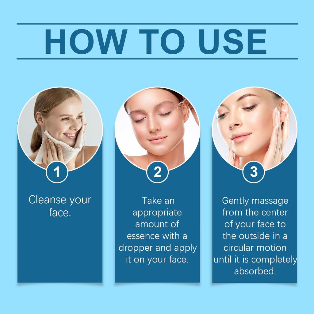 OUHOE B5 Hyaluronic Acid Essence Moisturizing Nourishing Facial Skin Silky and Shiny Skin Care Essence