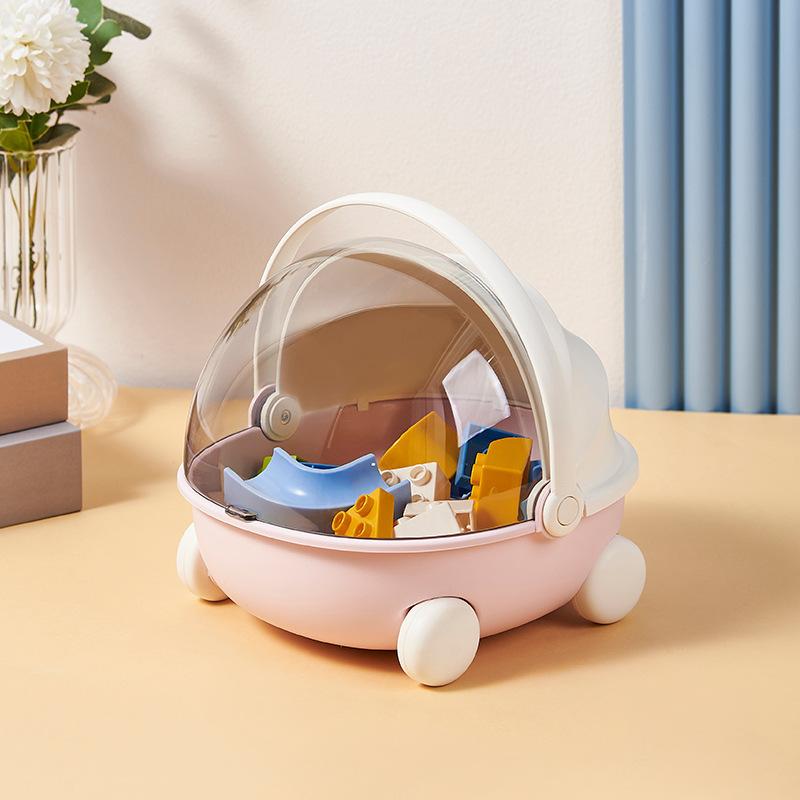 Matrabbu Mokoko Doll Stroller with Storage Box Space Module Doll Sleep Cradle Cart Cute Doll Bed Furniture Accessories