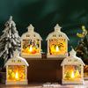 Christmas House Wind Light Delicate LED Night Light Snowman Santa Claus Elk Element Create Atmosphere Ambient Lights Window Hangings