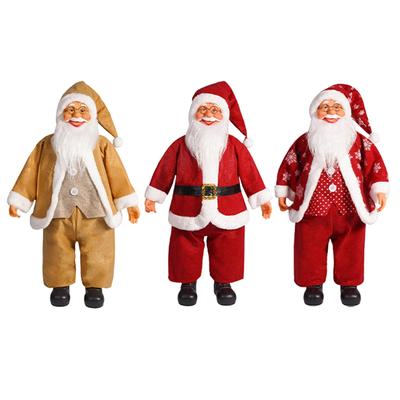 Santa Claus panenka vánoční figurka domácí dekorace 24" stolní ozdoba Sběratelská pro vnitřní venkovní vánoční večírek Home Desktop