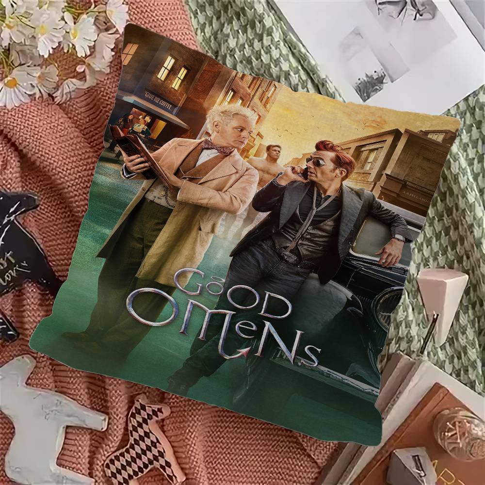 TV-Serie G-Good Omens Kissenbezug Sofakissenbezug Heimzimmer Dekoration Kindergeschenk