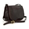 Classic Leather Crescent Shoulder Bag