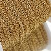 2Meters No Fade Stainless Steel Gold Color Textured Cable O Shape Chain for Jewelry Making DIY Necklace Bracelet Supplies