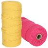 Natural Cotton Rope Macrame Cord Single Strand Knitting Yarn Handicrafts DIY 3mm 100meter