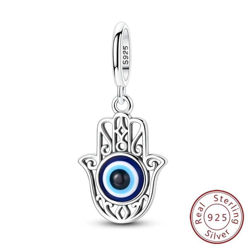 100% Copper New Zircon Star Moon Heart Clover Fit Original Charm Pendent Dangle Bracelet Diy Women Jewelry Gift