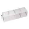 4 Layer Storage Hanging Bag Oxford Cloth Washable Foldable Hanging Closet Organizer for Bras Underwear Socks Grey