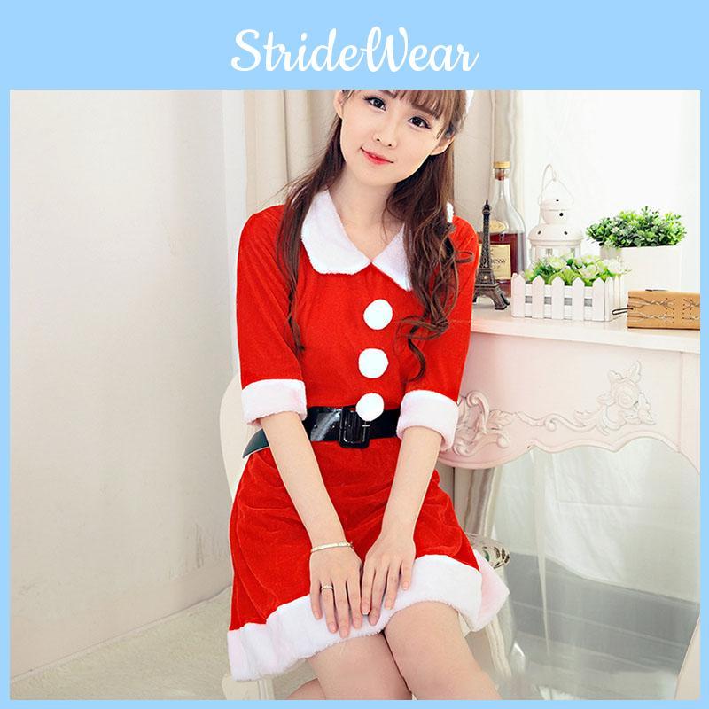 Beautiful Women Santa Claus Christmas Costume High-quality Fabric For Ultimate Style