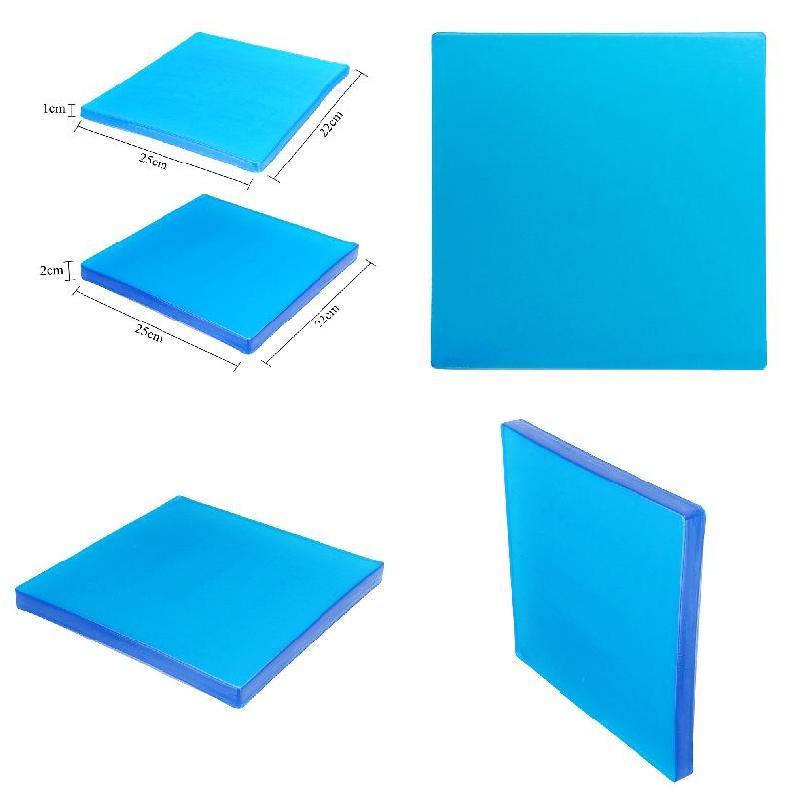 Motorcycle Seat Gel Pad Seat Cushion Shock Absorption Mats Reduce Fatigue Comfortable Soft Cushion Cool DIY Pad Motorbike Seat