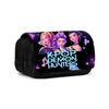 K-Pop Witch Hunters Children'S Double Flip Pencil Case Student Large Capacity Pencil Case Double Pencil Case