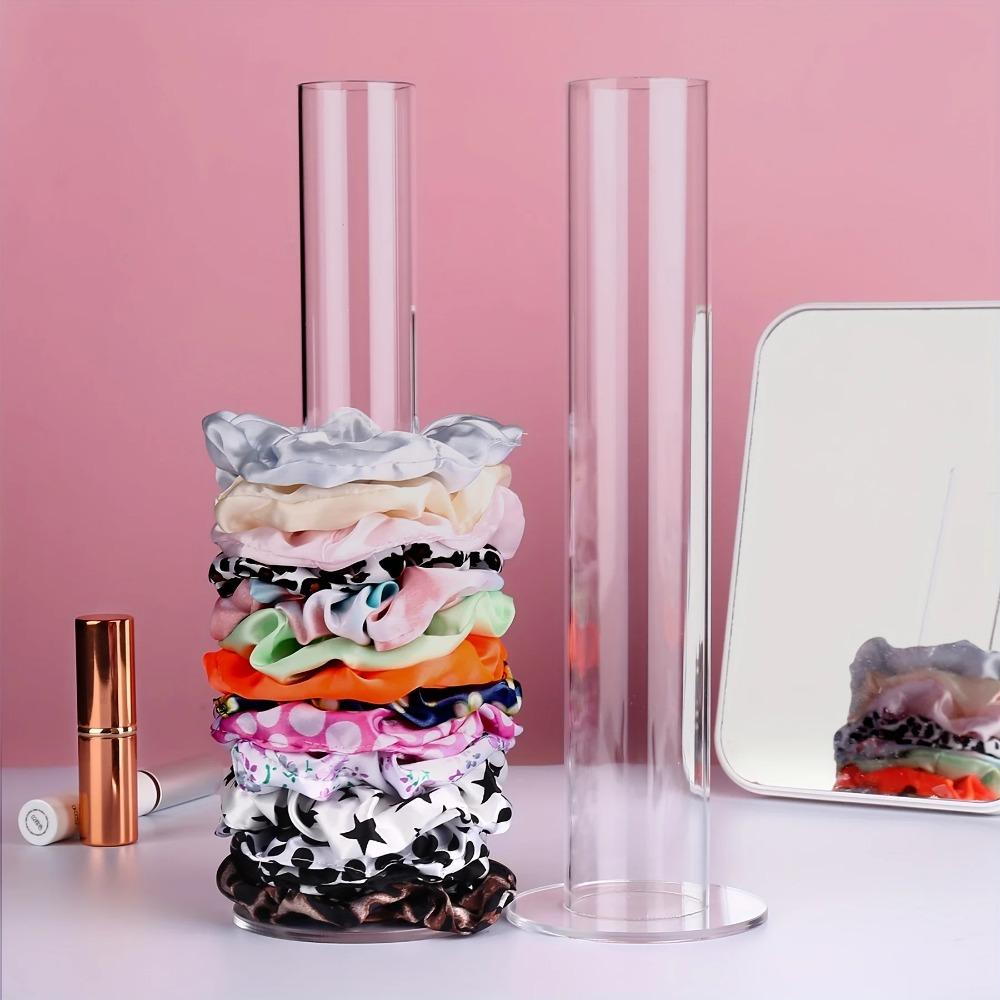 

PVC Hair Scrunchies Organizer Solid Display Stand New Hair Ties Organizer Scrunchie