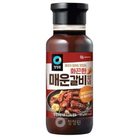 Chung Jung Won Spicy Kalbi Sauce 500g Korean Food