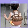 Cartoon Cute Acorn Shaped Children Backpack For Education Use With Doll Pendant