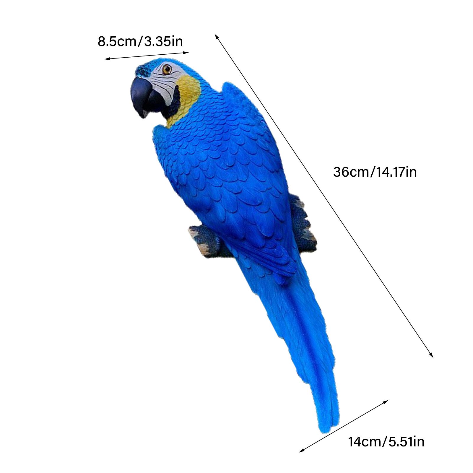 

Имитация попугая, украшение, искусственный попугай, садовая скульптура, украшение для патио на стену
