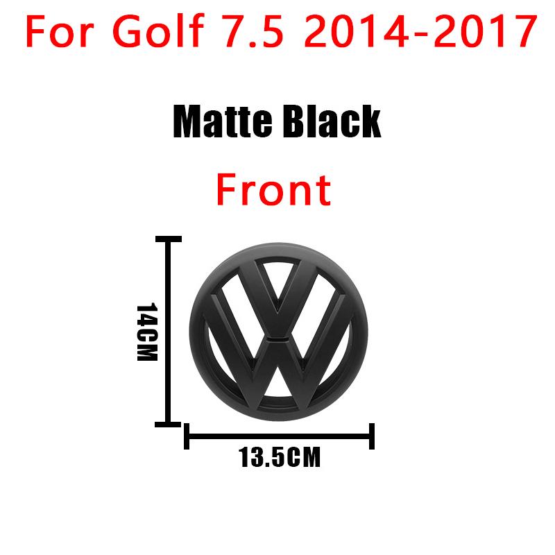 1Pcs VW 3D Car Cover Front Grille Badge Rear Trunk Emblem Decals Accessories For Volkswagen Golf 7 7.5 MK7 MK7.5 GTI R Rline GTD