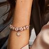 Pandora Rose Gold Pavé Crown Letter O Charm Unisex Charm 789055C01