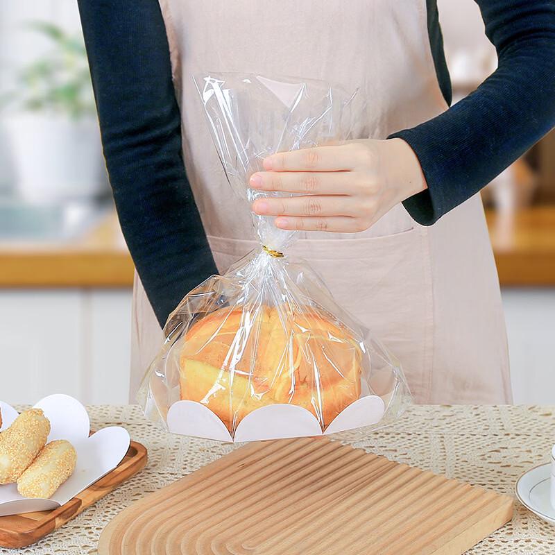Transparente Chiffon-Verpackungsbeutel für Kuchen & Brot