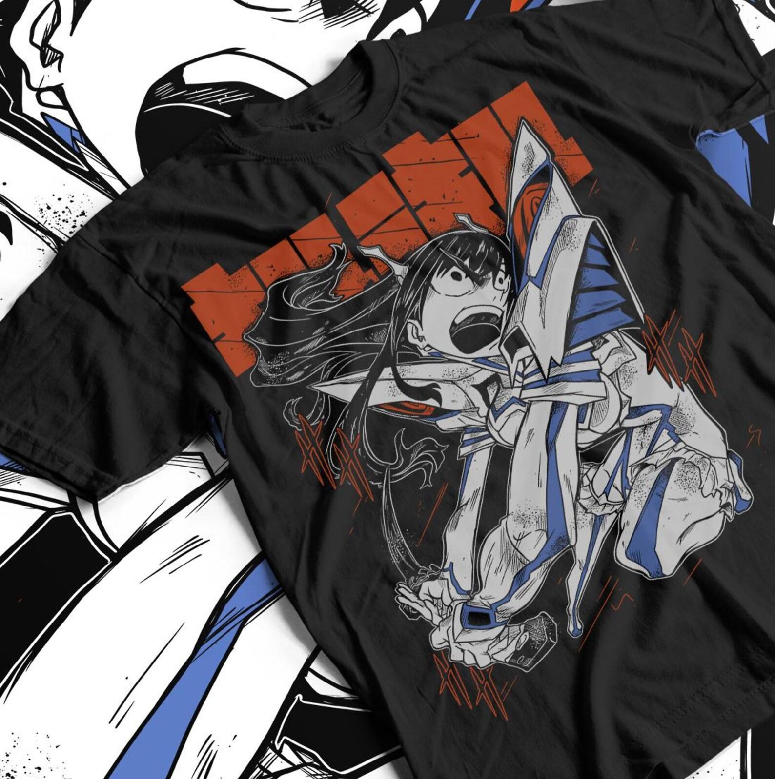 Unisex Kill La Kill Ryuko Matoi Anime T shirt, Manga Shirt Anime Manga T shirt | Japanese Cartoon Graphic Tee L