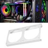 Universal 12cm PC Fan Mounting Bracket Zinc Coated Metal 25mm Elevations For Optimal Heat Dissipation And Ventilation