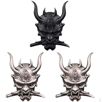 3 PCS Japanese Samurai Sticker for Car Motorcycle Decoration Stickers