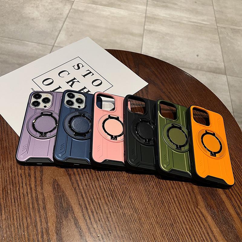 Source for Apple 16promax Invisible Bracket Mobile Phone Case for IPhone17 Couple Magnetic Phone Case