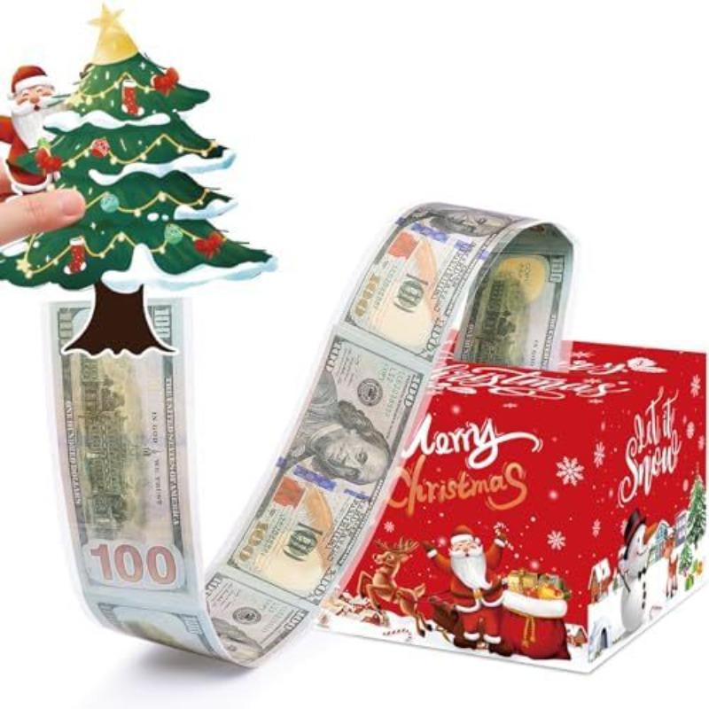 Christmas cash box hidden cash family party super warm Christmas party great surprise gift box
