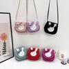 Knot Butterfly Rabbit Pattern Cute Girl Crossbody Bag Child Mini  Bag Accessory