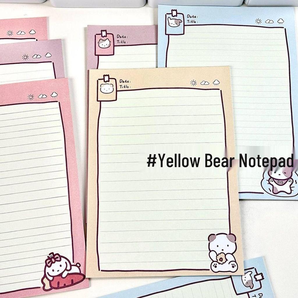 Süßes Minimalistisches Kätzchen B5 Studenten Abreiß-Haftnotizblock