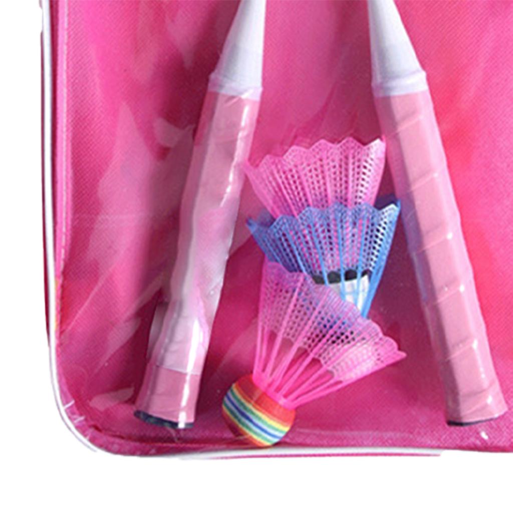 Children"s Badminton Racket Set Elementary School Students Outdoor Sports Badminton Racket Pink