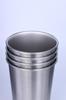 Ricamemoru Tumbler Stainless Steel Cup Large Capacity 500ml Set of 4 Coffee Beer Camping Mug Dishwasher Safe Freezer Safe