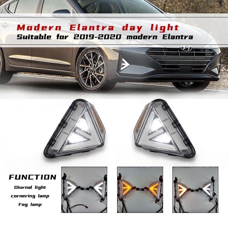 Hyundai Elantra 19-20 DRL Front Fog Lights for Daytime Running