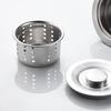 Thickened Interfaces Kitchen Sink Drain Pipe Anti Rat Bite Deodorant Stainless Steel Sink Strainer Leak-proof Flexible